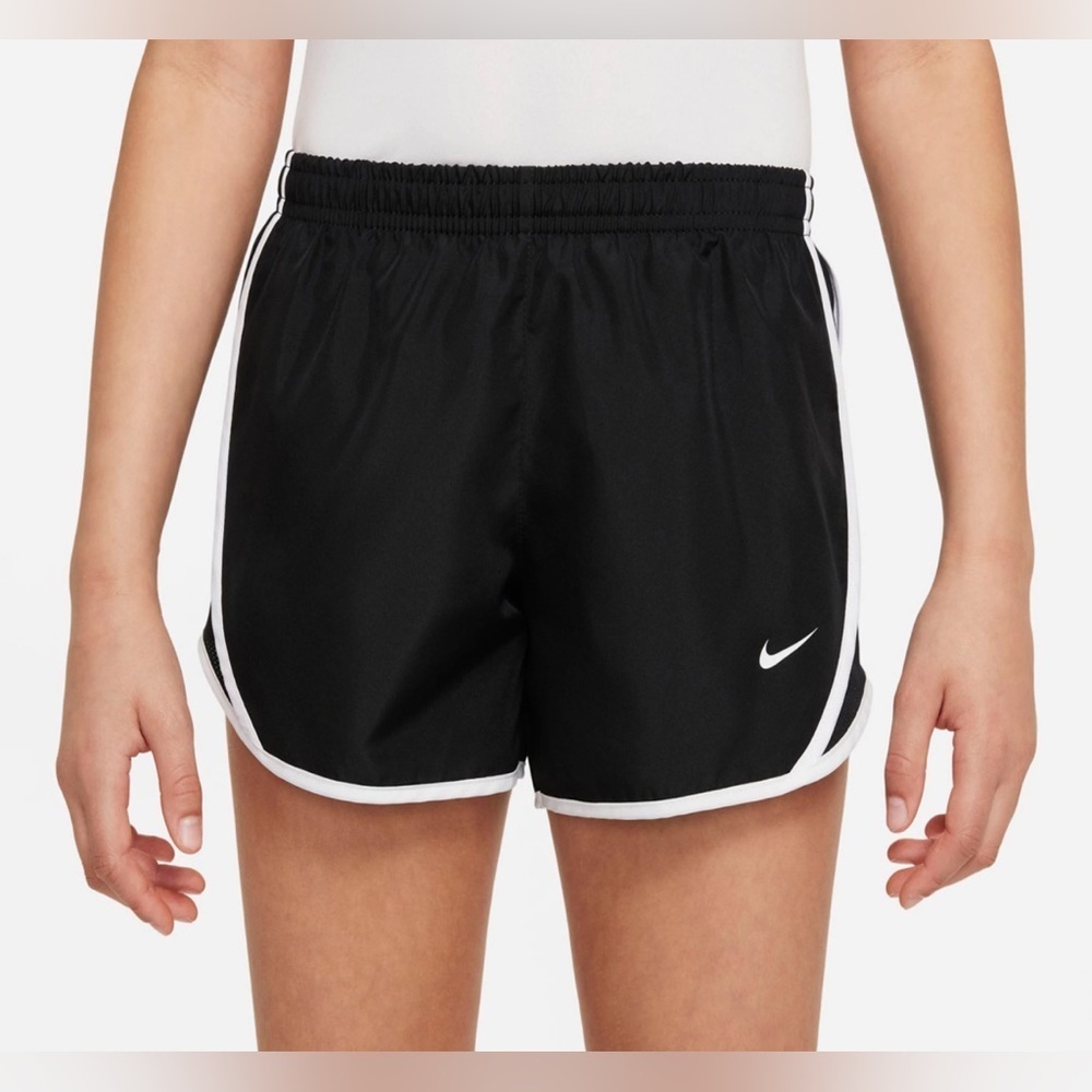 Nike Dri-FIT Tempo Shorts Girls XL Black Running Athletic Lined Activewear